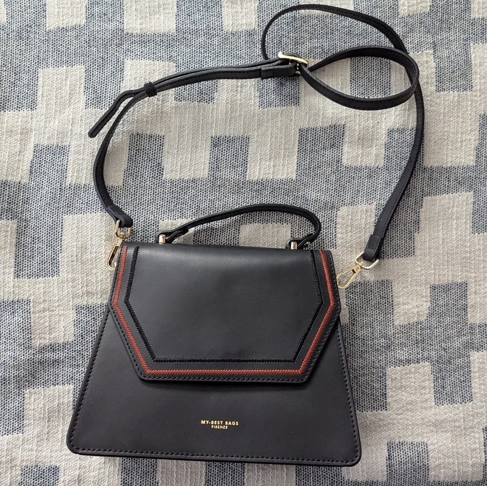 Structured Leather Bag by My-Best Bags